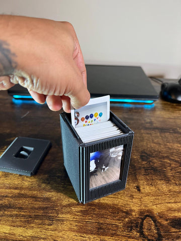 INSTABOX - Instax Photo Storage Box β Flat-Pack DIY Mini Organizer