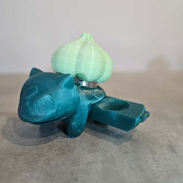 Bulbasaur Pokémon Inspired Herb Grinder – 3D Printed Plant Creature Grinder | Unique Stash Box Gift for Collectors – Grindosaur