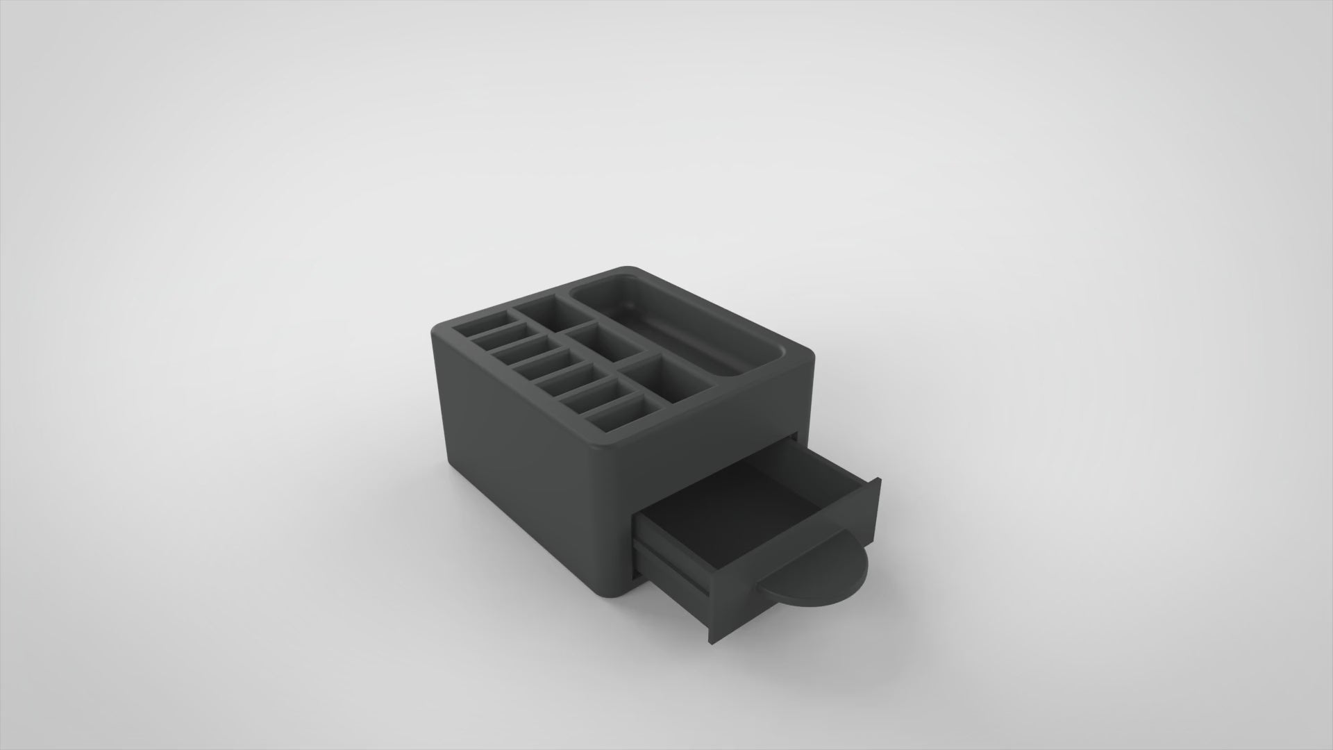 9to5 Desk Organizer – Compact 3D Printed Storage with Hidden Drawer