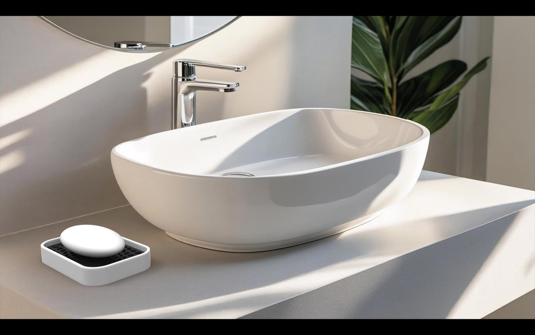 Modern 3D Printed Soap Dish | Minimalist Soap Holder with Removable Grid | Custom Colors Available | Home & Bath Accessory